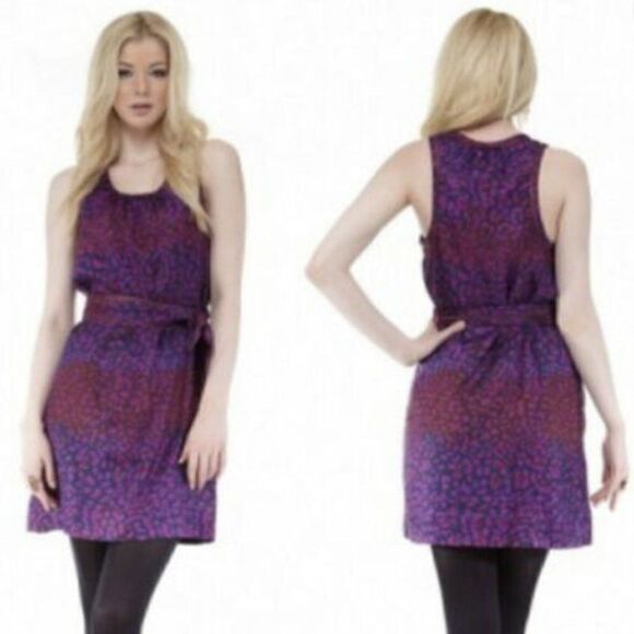 marc by Marc Jacobs Silk Dress Leopard Animal Print S - Picture 1 of 8